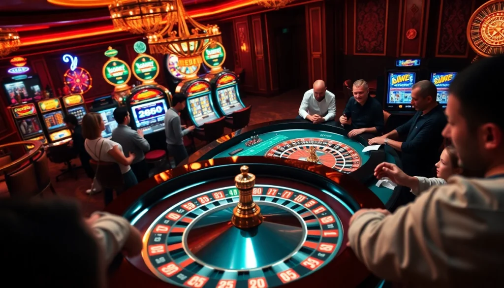 Engaging roulette action at uu88.casa, highlighting vibrant colors and excited players.